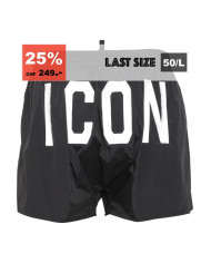 Dsquared2 Stretch Badeshorts Schwarz Icon | 3punkt5