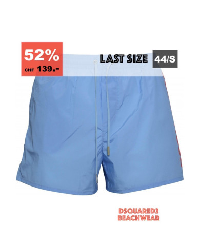 Dsquared2 Stretch Badeshorts Hellblau | 3punkt5