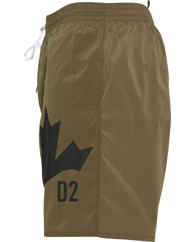 Dsquared2 Stretch Badeshorts Khaki | 3punkt5