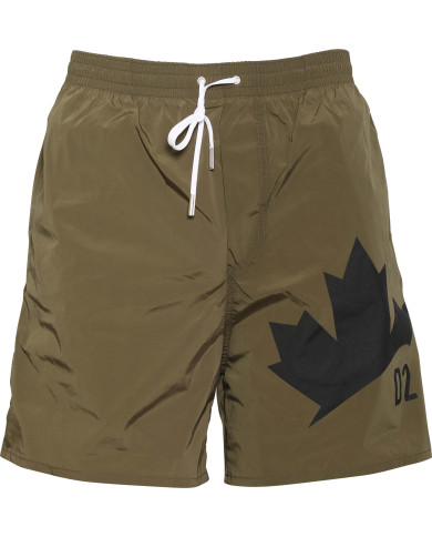 Dsquared2 Stretch Badeshorts Khaki | 3punkt5