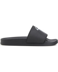 Giuseppe Zanotti Wurfsandalen mit Logo Schwarz | 3punkt5