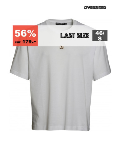 T-Shirt mit Logo Plakette