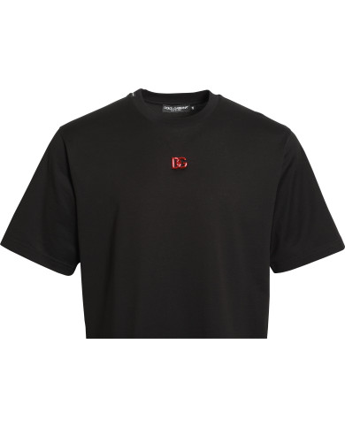 T-Shirt mit Logo Plakette
