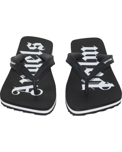 Palm Angels Flip Flop mit Logodruck Schwarz | 3punkt5