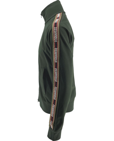 Zipper mit Logo-Streifen