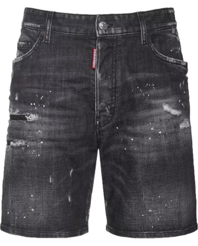 Marine Denim Shorts