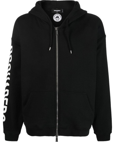 D2 Zip Herca Hoodie Oversized