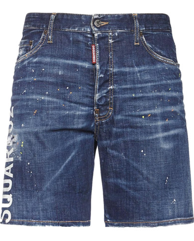 Marine Denim Shorts