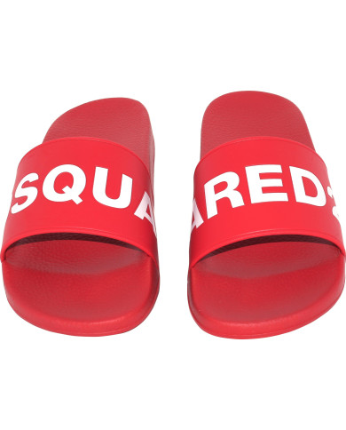 Dsquared2 Slippers Logo Rot | 3punkt5
