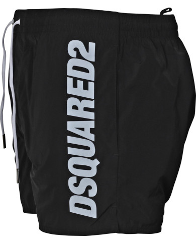 Dsquared2 Badeshorts Schwarz mit Logo | 3punkt5