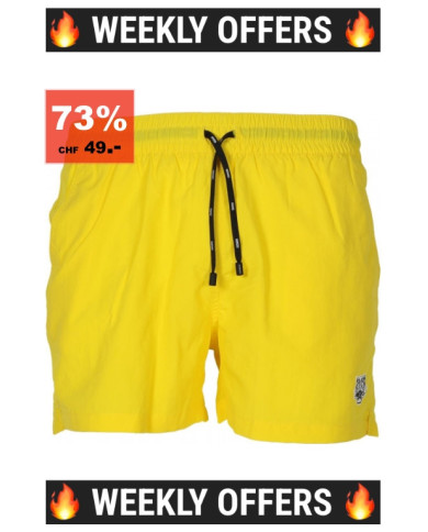 Kenzo Badeshorts Gelb mit Logo Patch | 3punkt5