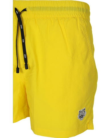 Kenzo Badeshorts Gelb mit Logo Patch | 3punkt5