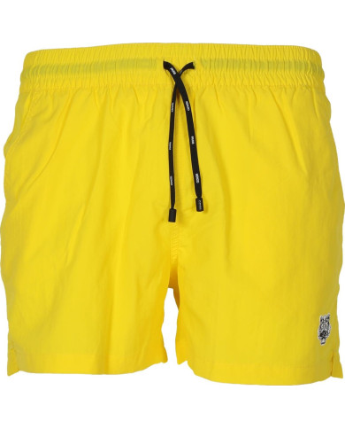 Kenzo Badeshorts Gelb mit Logo Patch | 3punkt5