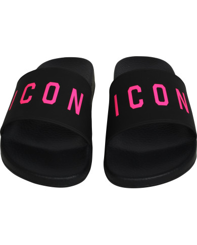 Icon Logo Gummisandalen