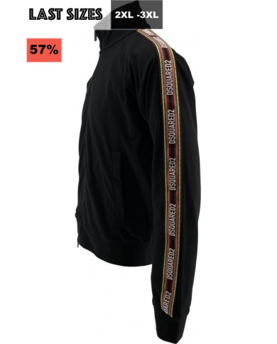Zipper mit Logo-Streifen