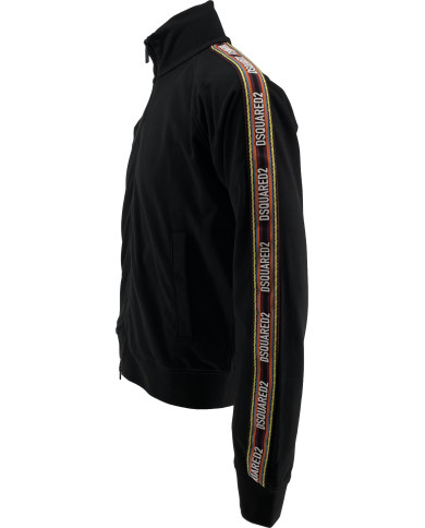 Zipper mit Logo-Streifen