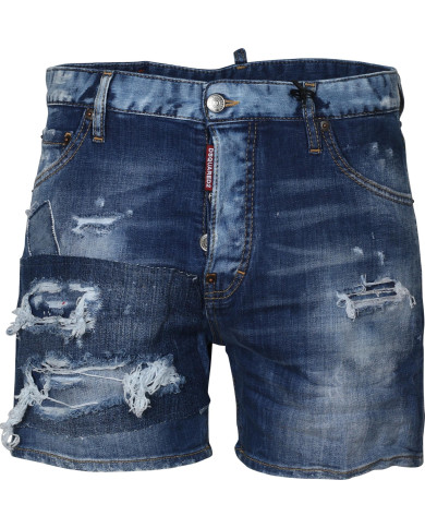 Distressed Jeansshorts