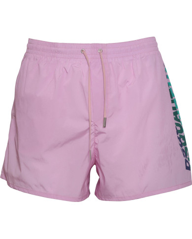 Dsquared2 Badeshorts Rosa mit Logodruck | 3punkt5