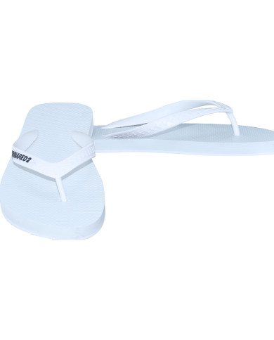 Dsquared2 Logo Flip Flop Weiss | 3punkt5