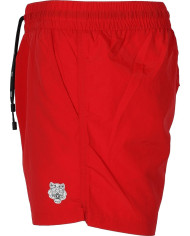 Kenzo Badeshorts Rot mit Logo Patch | 3punkt5