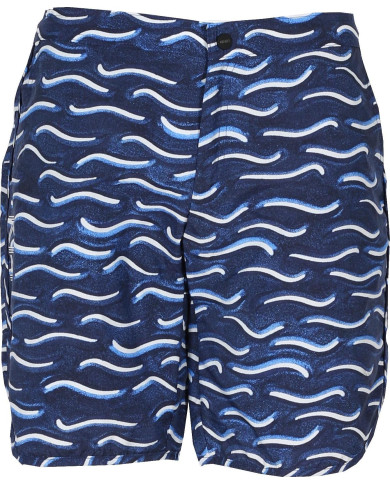 Kenzo Badeshorts Blau mit Logodruck | 3punkt5