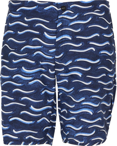 Kenzo Badeshorts Blau mit Logodruck | 3punkt5