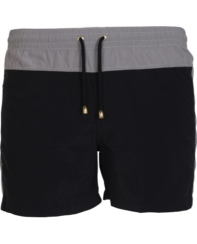 Badeshorts mit Logodruck