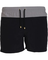 Badeshorts mit Logodruck
