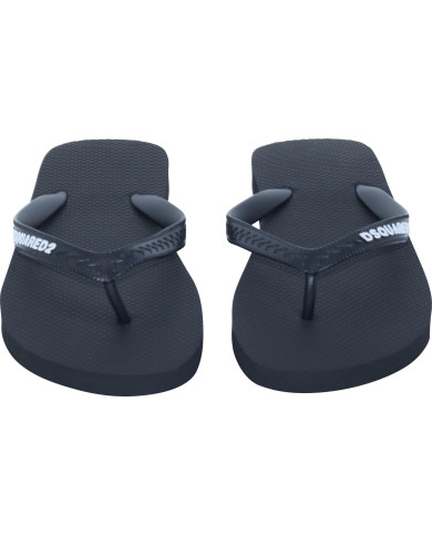 Dsquared2 Logo Flip Flop Schwarz | 3punkt5