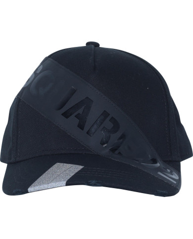 Striped Logo Baseball Cap