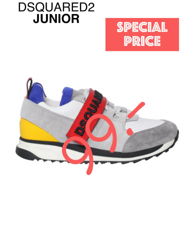 Kinder Sneaker mit Schnür- und Klettverschluss