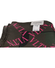 Camouflage Foulard mit Logodruck