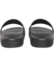 Dolce & Gabbana Slide Sandalen Schwarz | 3punkt5