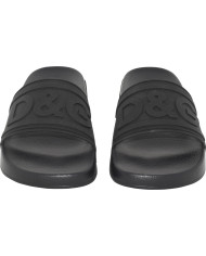 Dolce & Gabbana Slide Sandalen Schwarz | 3punkt5