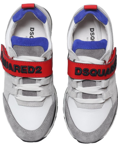 Kinder Sneaker mit Schnür- und Klettverschluss
