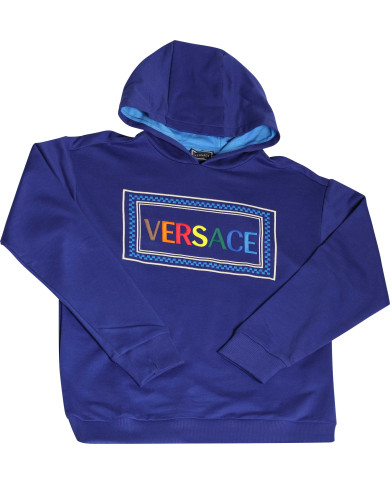 Besticktes Logo Kinder Hoodie