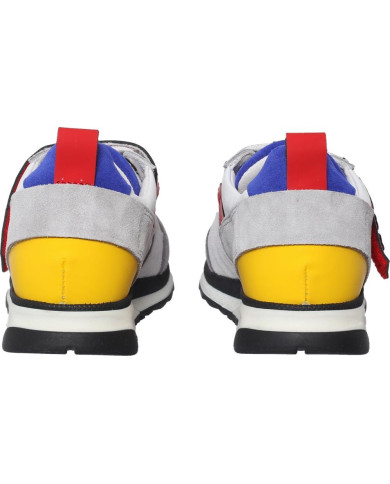 Kinder Sneaker mit Schnür- und Klettverschluss