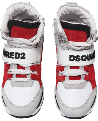 Kinder Sneaker mit Schnürung und Klettverschluss