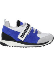Kinder Sneaker mit Schnüren und Klettverschluss
