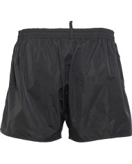 Dsquared2 Badeshorts Schwarz mit gelbem Logo | 3punkt5
